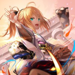 This is a pixiv picture whose title is 【FGO】新春2019　猪王リリィ.