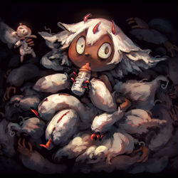 This is a pixiv picture whose title is Duvet.