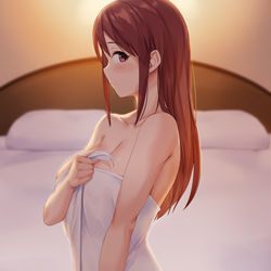 This is a pixiv picture whose title is 美優さんと.