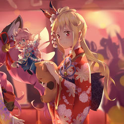 This is a pixiv picture whose title is お正月.