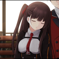 This is a pixiv picture whose title is WA2000.
