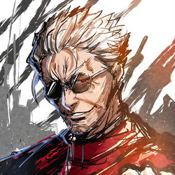 This is a pixiv picture whose title is 李書文.