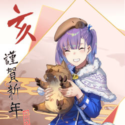 This is a pixiv picture whose title is 年賀2019.