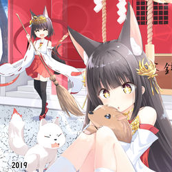 This is a pixiv picture whose title is 2019 謹賀新年.