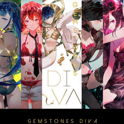 This is a pixiv picture whose title is Gemstones Diva pre-order.