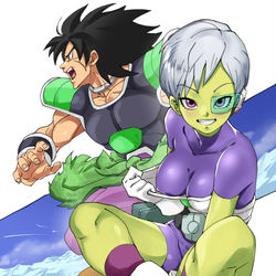 This is a pixiv picture whose title is 映画ブロリーをみて.