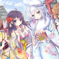 This is a pixiv picture whose title is 2019第六駆逐隊.
