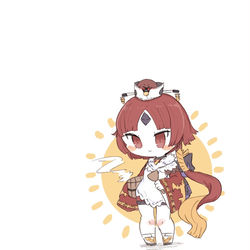 This is a pixiv picture whose title is 紅閻魔(Fate).