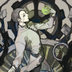 This is a pixiv picture whose title is ロボトミLOG3.