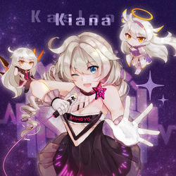 This is a pixiv picture whose title is Kiana Kaslana.