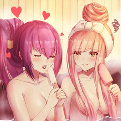 This is a pixiv picture whose title is 温泉アイス.