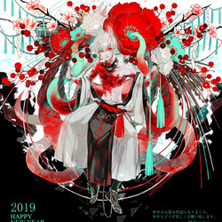 This is a pixiv picture whose title is 2019初.