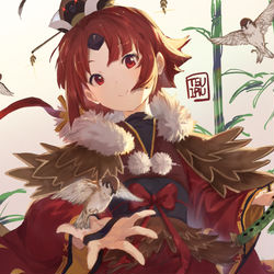 This is a pixiv picture whose title is 紅閻魔ちゃん.