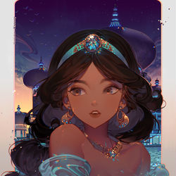 This is a pixiv picture whose title is 見せてあげよう輝く世界.