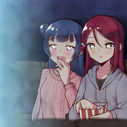This is a pixiv picture whose title is もぐもぐ.