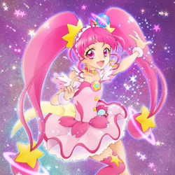 This is a pixiv picture whose title is キュアスター.