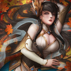 This is a pixiv picture whose title is Irelia.