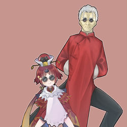 This is a pixiv picture whose title is 🕶✨.