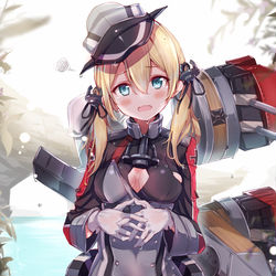 This is a pixiv picture whose title is 浅瀬のプリンツさん(*´ω｀*).