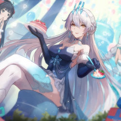 This is a pixiv picture whose title is 女王Kiana.