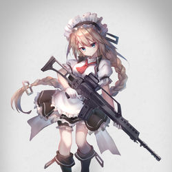 This is a pixiv picture whose title is G36.