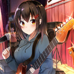 This is a pixiv picture whose title is 「文化際」.