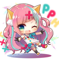 This is a pixiv picture whose title is ピンキーポップヘップバーンちゃん！.