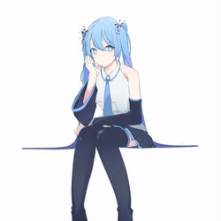This is a pixiv picture whose title is 水平線.