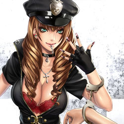 This is a pixiv picture whose title is Police girl.