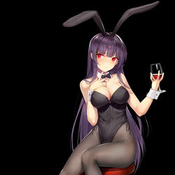 This is a pixiv picture whose title is bunny girl.