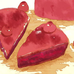 This is a pixiv picture whose title is 紫いもスイートポテト.