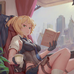 This is a pixiv picture whose title is Welrod MkII tea time.