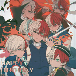 This is a pixiv picture whose title is 轰轰生日快乐！！！.