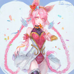This is a pixiv picture whose title is Sweet heart JINX.