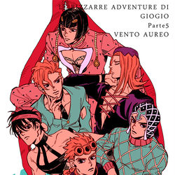 This is a pixiv picture whose title is ジョジョログ【５部多め】.