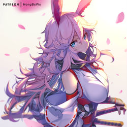This is a pixiv picture whose title is 八重櫻.