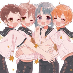This is a pixiv picture whose title is ☆.