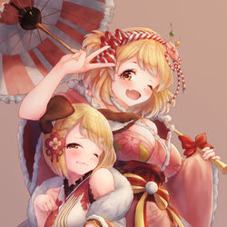This is a pixiv picture whose title is 謹賀新春.