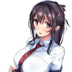 This is a pixiv picture whose title is 100cm超えのクラスメイトちゃん.