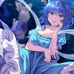 This is a pixiv picture whose title is 【こちら秘封探偵事務所】神霊廟編・第10話.