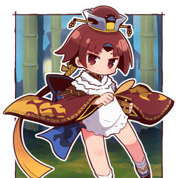 This is a pixiv picture whose title is 紅閻魔ちゃん.