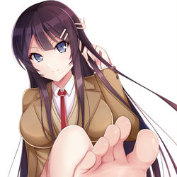 This is a pixiv picture whose title is 麻衣さん.