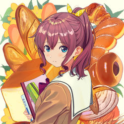 This is a pixiv picture whose title is パンの香りの女の子.