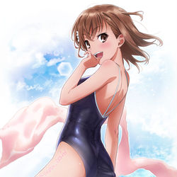This is a pixiv picture whose title is 水着みこ.