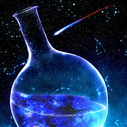 This is a pixiv picture whose title is フラスコの宇宙.