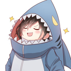 This is a pixiv picture whose title is サメアイドル.