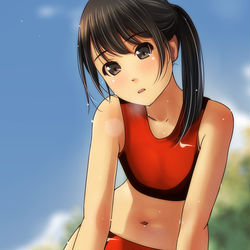 This is a pixiv picture whose title is 今日の一枚2048 (0:50+0:30+1:20).
