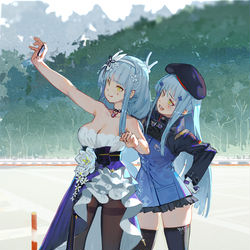 This is a pixiv picture whose title is HK416.