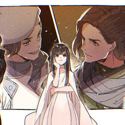 This is a pixiv picture whose title is 白ウォズVS黒ウォズ.
