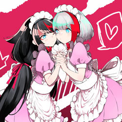 This is a pixiv picture whose title is めいど.